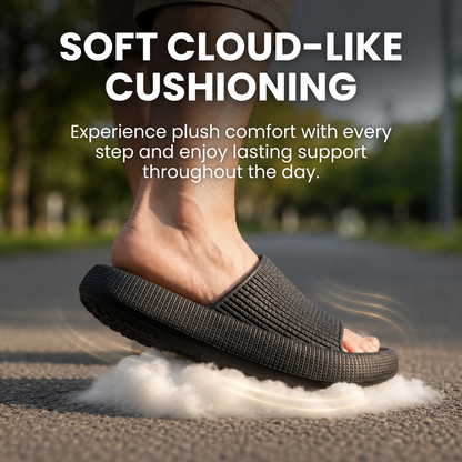 Comfy Cloud Slides - Cloud-Like Cushioning & Arch Support (Unisex)
