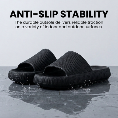 Comfy Cloud Slides - Cloud-Like Cushioning & Arch Support (Unisex)