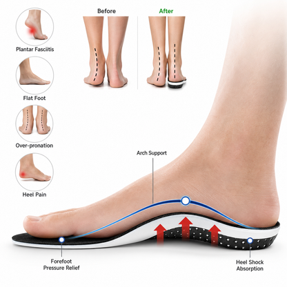 COMFOFEET® Orthopedic Soles - Instant Pain Relieving and Shock Absorbing