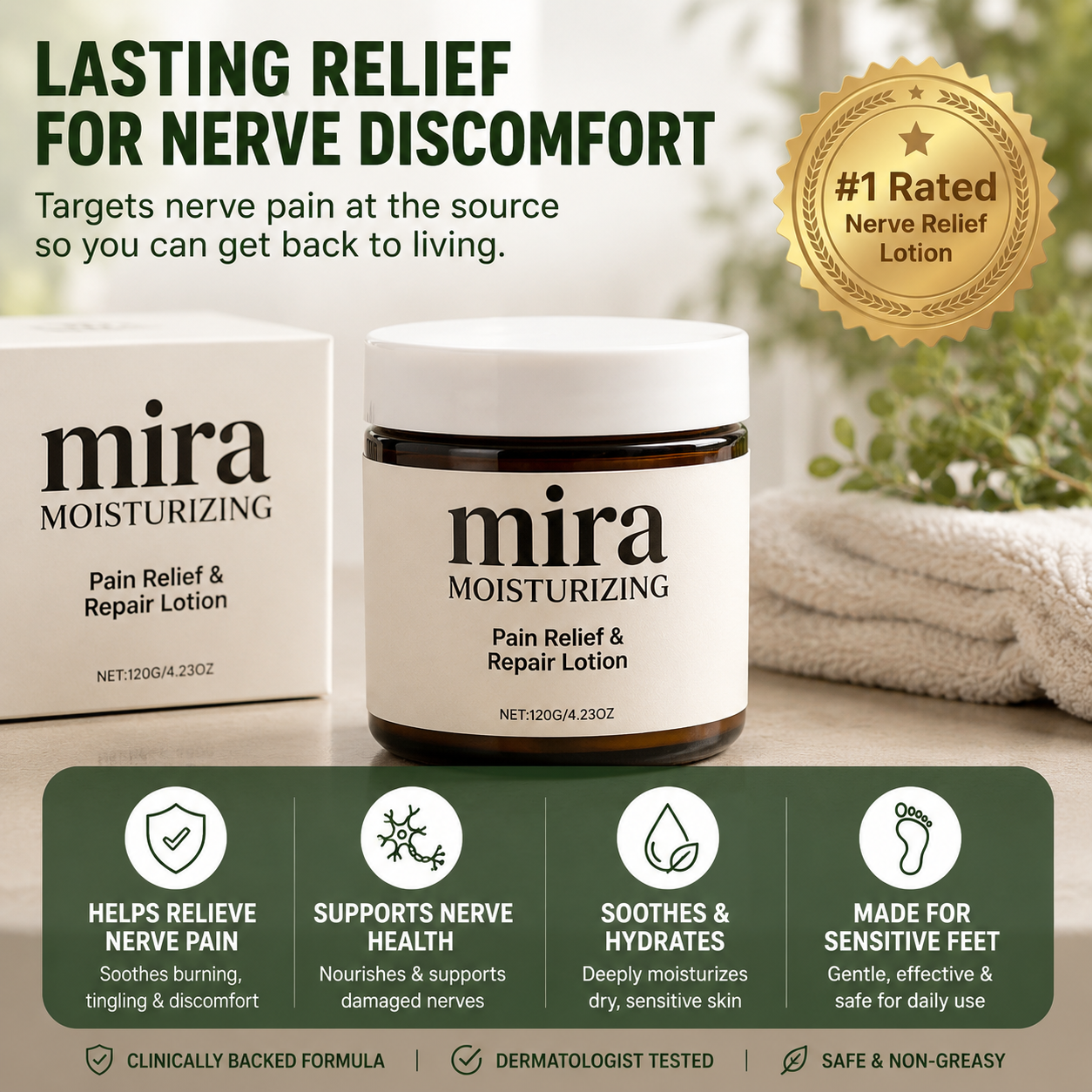 ComfoFeet Soothing Relief & Care Cream